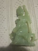 statuette jade  jadéite vintage 18/14