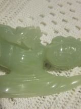 statuette jade  jadéite vintage 18/14