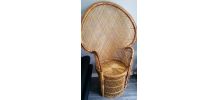 Chaise Emmanuelle vintage pas cher 
