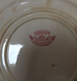 assiette porcelaine