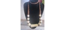 GROS COLLIER OS ET BOIS 