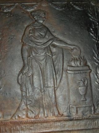 2 plaque de fonte