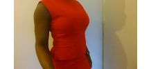 Robe rouge 3 suisse collection 