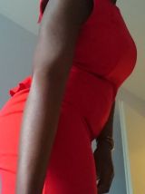 Robe rouge 3 suisse collection 