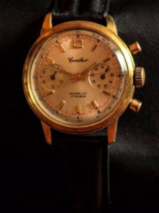 Chronographe Comthor Plaqué Or Des Années 50