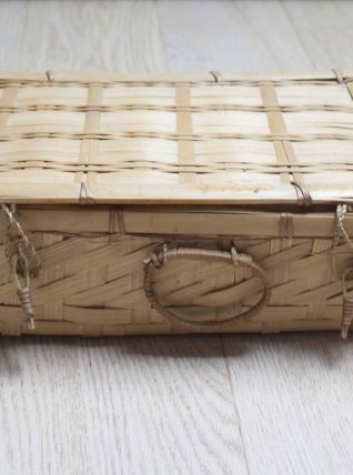 petit boîte / valise en osier