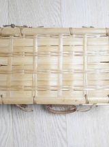 petit boîte / valise en osier