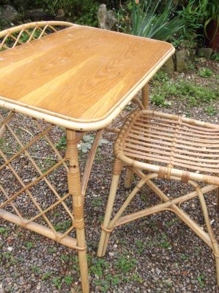 table en rotin