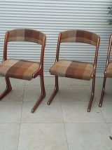 Lot de 4 chaises scandinaves Années 60