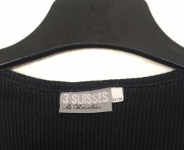 Crop top noir 3suisses