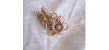 broche en or 18k vintage années 50