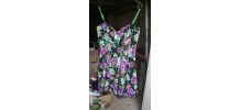 robe bustier à fleurs made in france