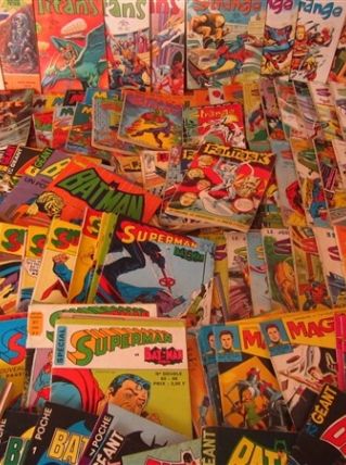 VEND LOT DE 138 BD COMICS TOUS ORIGINAUX 