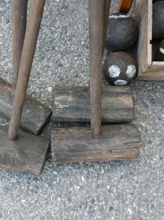ancien jeu de croquet 
