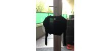 Gilet court en laine noir 