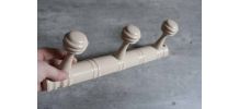 porte manteaux mural bambou