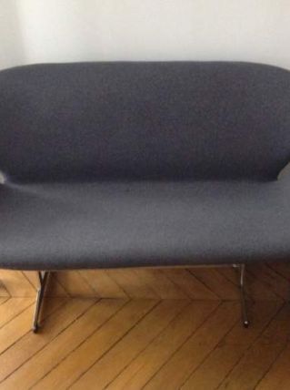  Canapé Swan scandinave cachemire gris foncé 