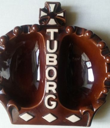 Cendrier publicitaire Tuborg couronne