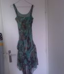 robe longue style queue de pie