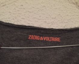 Débardeur "Rebelle" Gris Zadig&amp;Voltaire