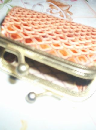 PETIT PORTE MONNAIE FEMME CUIR CROCO