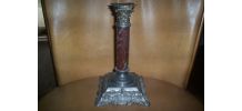 BOUGEOIR ANCIEN MAGNIFIQUE 21 cm de haut 