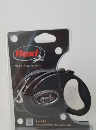 Laisse Flexi rétractable 3m pour chien jusqu'à 12kg