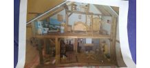 Jolie maison miniature rustique 