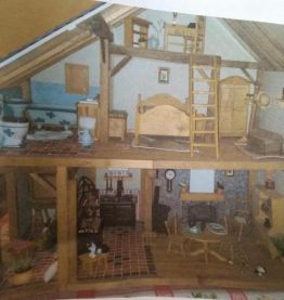 Jolie maison miniature rustique 