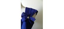 Robe de soirée bleu roi vintage 80's