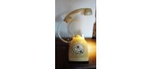 Lampe Téléphone vintage, Socotel S63 crème