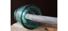Anciens isolateurs électrique en verre