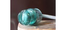Anciens isolateurs électrique en verre