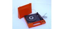 Electrophone, Tourne Disques des seventies Philips AF 180 orange.