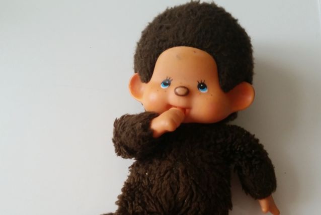 Kiki le vrai vintage années 70, yeux bleus