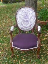 fauteuil médaillon