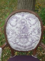 fauteuil médaillon