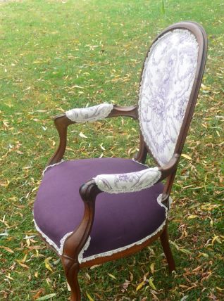 fauteuil médaillon