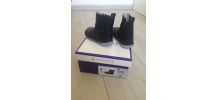Bortines cuir fille T.20