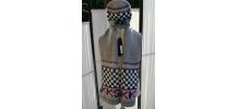 IKKS set Bonnet fille 2/4 ans et écharpe 128 cm 