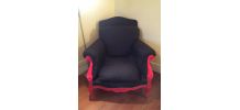 fauteuil et repose pieds
