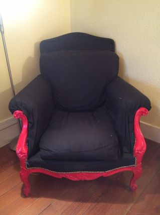 fauteuil et repose pieds