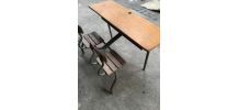 Bureau écolier vintage