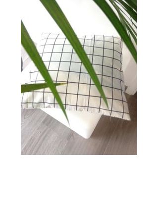 Coussin A carreaux