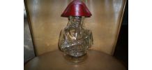 BOUTEILLE verre en forme personnage   NAPOLEON 