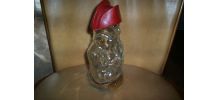 BOUTEILLE verre en forme personnage   NAPOLEON 