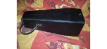 VALISETTE simili-cuir luxe pour transport bouteille champagne vin etc 