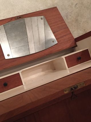 Coiffeuse commode scandinave en teck