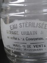 Bonbonne vintage année 1900