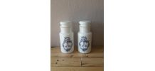 2 pots opale 